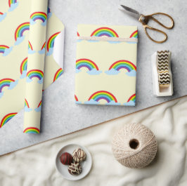 Regenbogenmuster für Autismus-Unterstützung Neurod Geschenkpapier