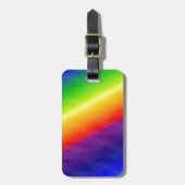 Regenbogenmuster Gepäckanhänger (Vorderseite vertikal)