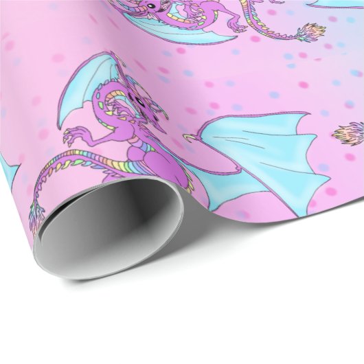 Regenbogenmuster Geschenkpapier (Rolleneckpunkt)