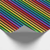 Regenbogenmuster Geschenkpapier (Ecke)
