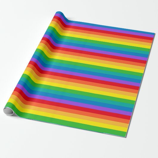Regenbogenmuster Geschenkpapier (Ungerollt)