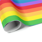 Regenbogenmuster Geschenkpapier (Rolleneckpunkt)