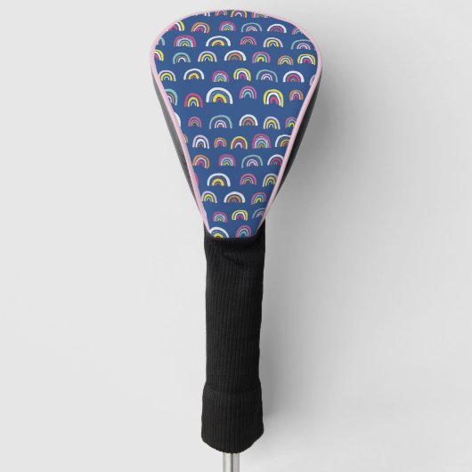 Regenbogenmuster Golf Headcover (Vorderseite)