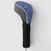 Regenbogenmuster Golf Headcover (angewinkelt)