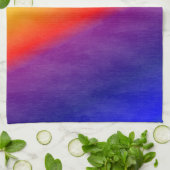 Regenbogenmuster Handtuch (Gefaltet)