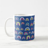 Regenbogenmuster Kaffeetasse (Links)
