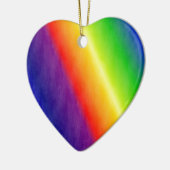 Regenbogenmuster Keramik Ornament (Links)