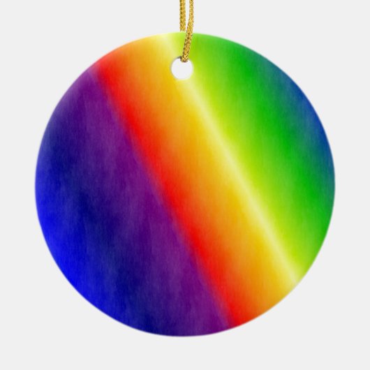 Regenbogenmuster Keramikornament (Vorne)