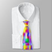 Regenbogenmuster Krawatte (Gebunden)