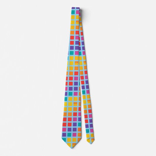 Regenbogenmuster Krawatte (Vorderseite)