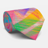 Regenbogenmuster Krawatte (Gerollt)