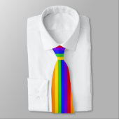 Regenbogenmuster Krawatte (Gebunden)