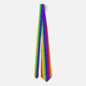 Regenbogenmuster Krawatte (Rückseite)
