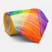 Regenbogenmuster Krawatte (Gerollt)