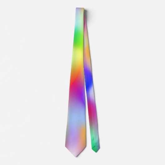 Regenbogenmuster Krawatte (Vorderseite)