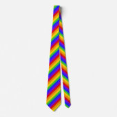 Regenbogenmuster Krawatte (Vorderseite)