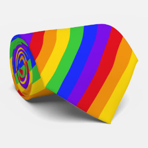 Regenbogenmuster Krawatte