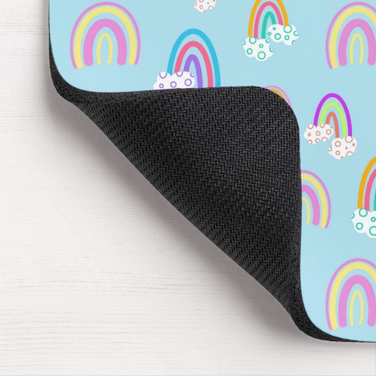 Regenbogenmuster Mousepad (Ecke)