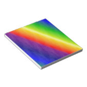 Regenbogenmuster Notizblock (angewinkelt)