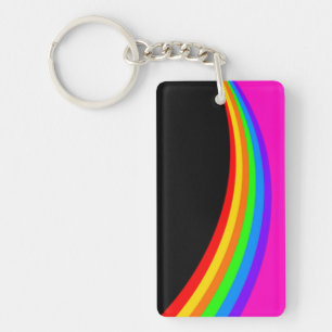 REGENBOGENMUSTER SCHLÜSSELANHÄNGER