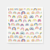 Regenbogenmuster Serviette (Vorderseite)