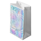 Regenbogenmuster unter dem Meer Kleine Geschenktüte (Vorderseite Schrägansicht)