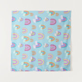 Regenbogenmuster Wandteppich (Vorderseite (Horizontal))