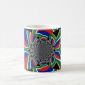 Regenbogennation: Lebendiger Südafrika-Kunstprint Kaffeetasse (Mittel)