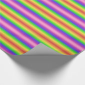 Regenbogenneigung Geschenkpapier (Ecke)