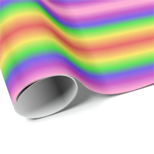 Regenbogenneigung Geschenkpapier (Rolleneckpunkt)