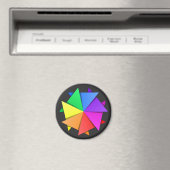 RegenbogenOrigami Magnet (In Situ (Geschirrspüler))