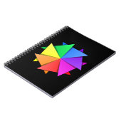 Regenbogenorogami Notizblock (Linke Seite)