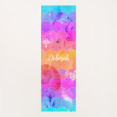 Regenbogenozean Yogamatte (Vorderseite)