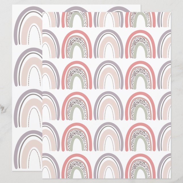 Regenbogenpapier (Vorne/Hinten)