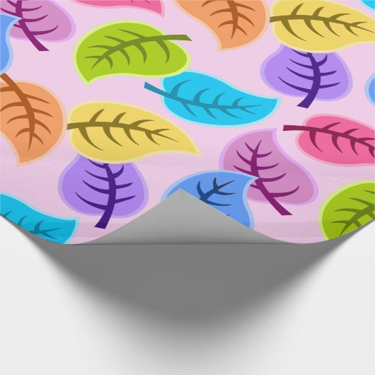 Regenbogenpapier, Blätter Geschenkpapier (Ecke)