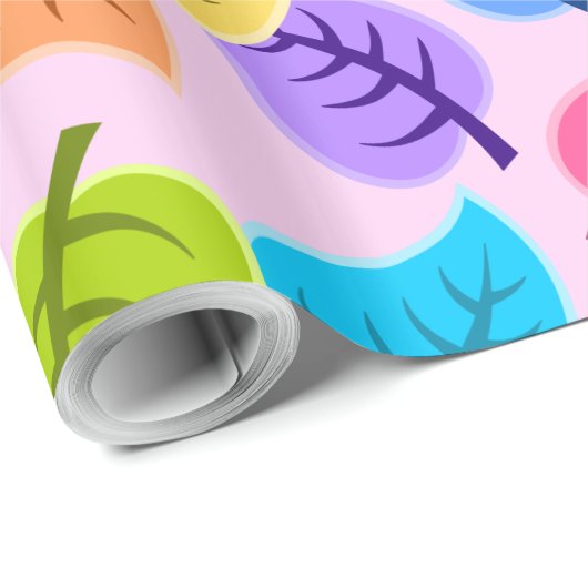 Regenbogenpapier, Blätter Geschenkpapier (Rolleneckpunkt)