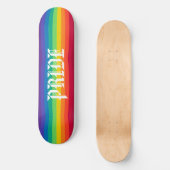 Regenbogenparade Skateboard (Vorderseite)