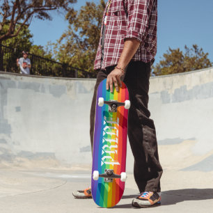 Regenbogenparade Skateboard