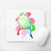 RegenbogenParakeet Mousepad (Mit Mouse)