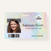 Regenbogenpastellfarben Ausweis (Vorderseite)