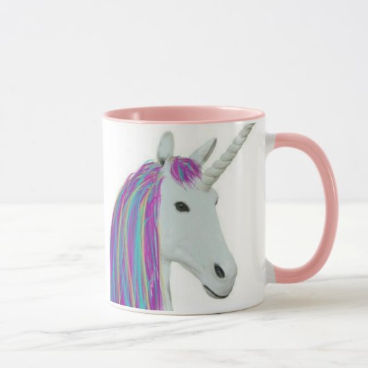 Regenbogenpastellunicorn-Kaffee-Tasse Tasse (Rechts)