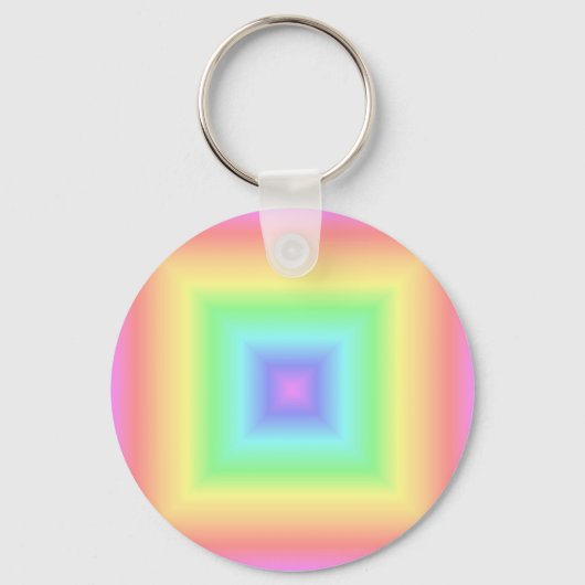 Regenbogenpastete Schlüsselanhänger (Vorderseite)