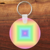 Regenbogenpastete Schlüsselanhänger (Vorderseite)