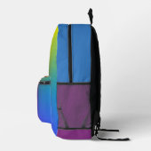 Regenbogenperle Bedruckter Rucksack (Rechts)