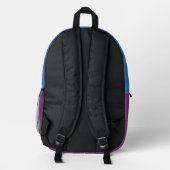 Regenbogenperle Bedruckter Rucksack (Rückseite)