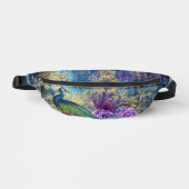 Regenbogenpfau Bauchtasche (Vorderseite)