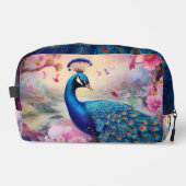 Regenbogenpfau Waschbeutel (Vorderseite)