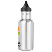 Regenbogenpfeile - Gehen Sie selbst Edelstahlflasche (Rechts)