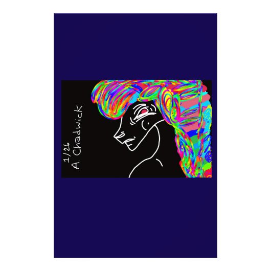 Regenbogenpferd Fotodruck (Vorne)