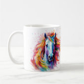 Regenbogenpferd Kaffeetasse (Links)
